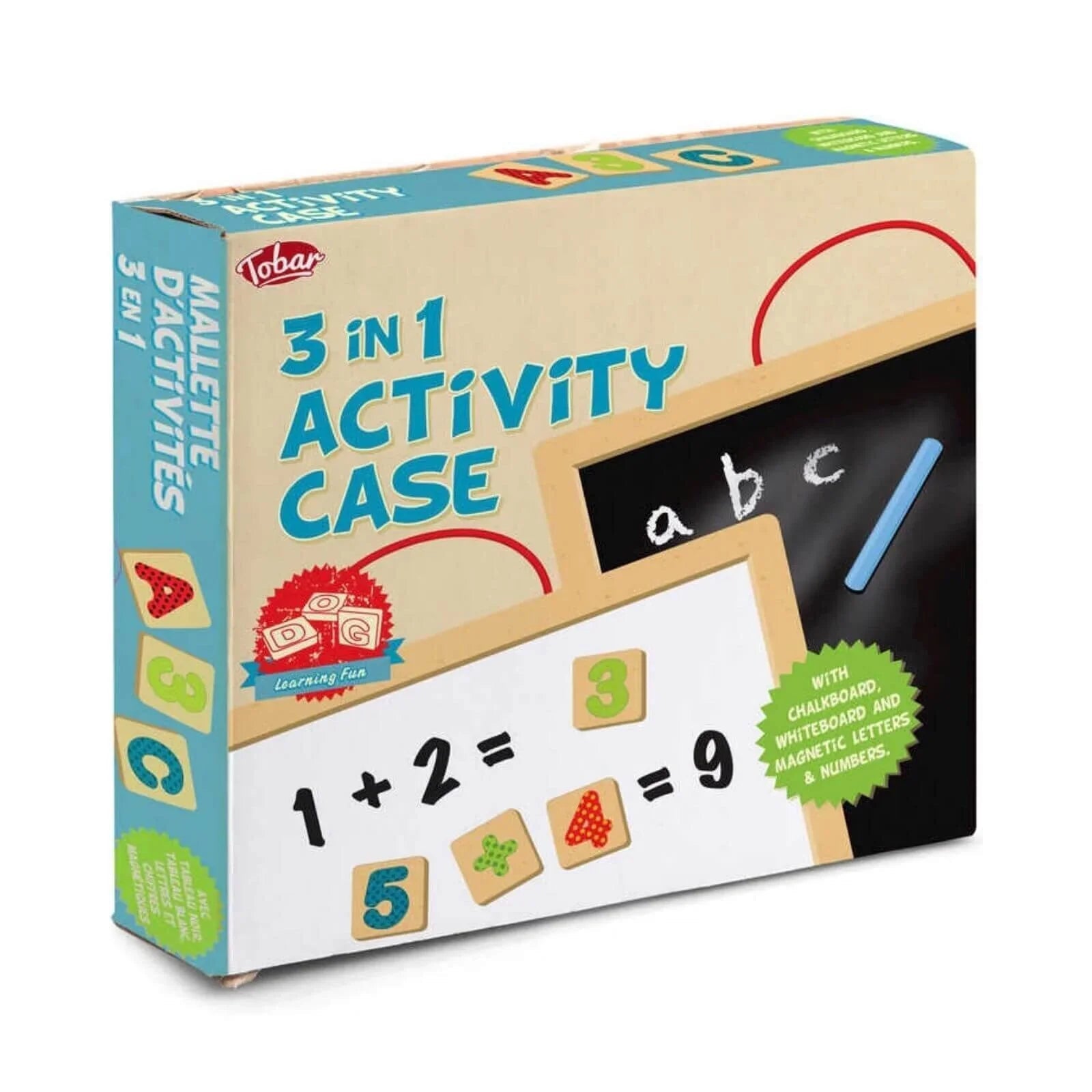 Tobar - Wooden 3 - in - 1 Activity Case - mezetto ebebek ebebek