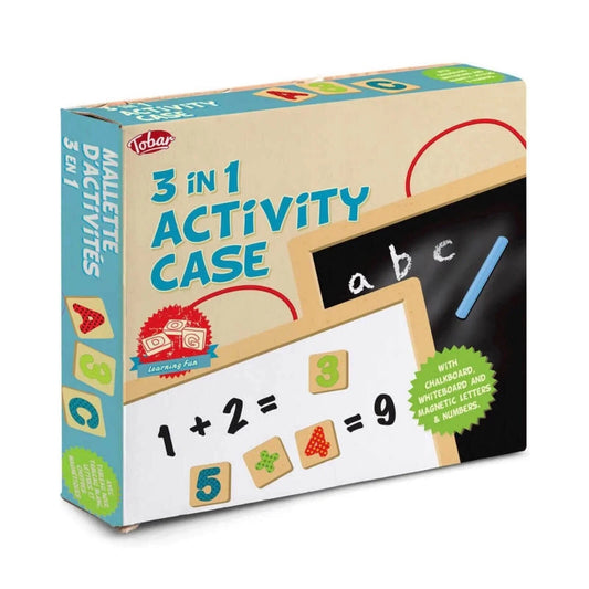 Tobar - Wooden 3 - in - 1 Activity Case - mezetto ebebek ebebek