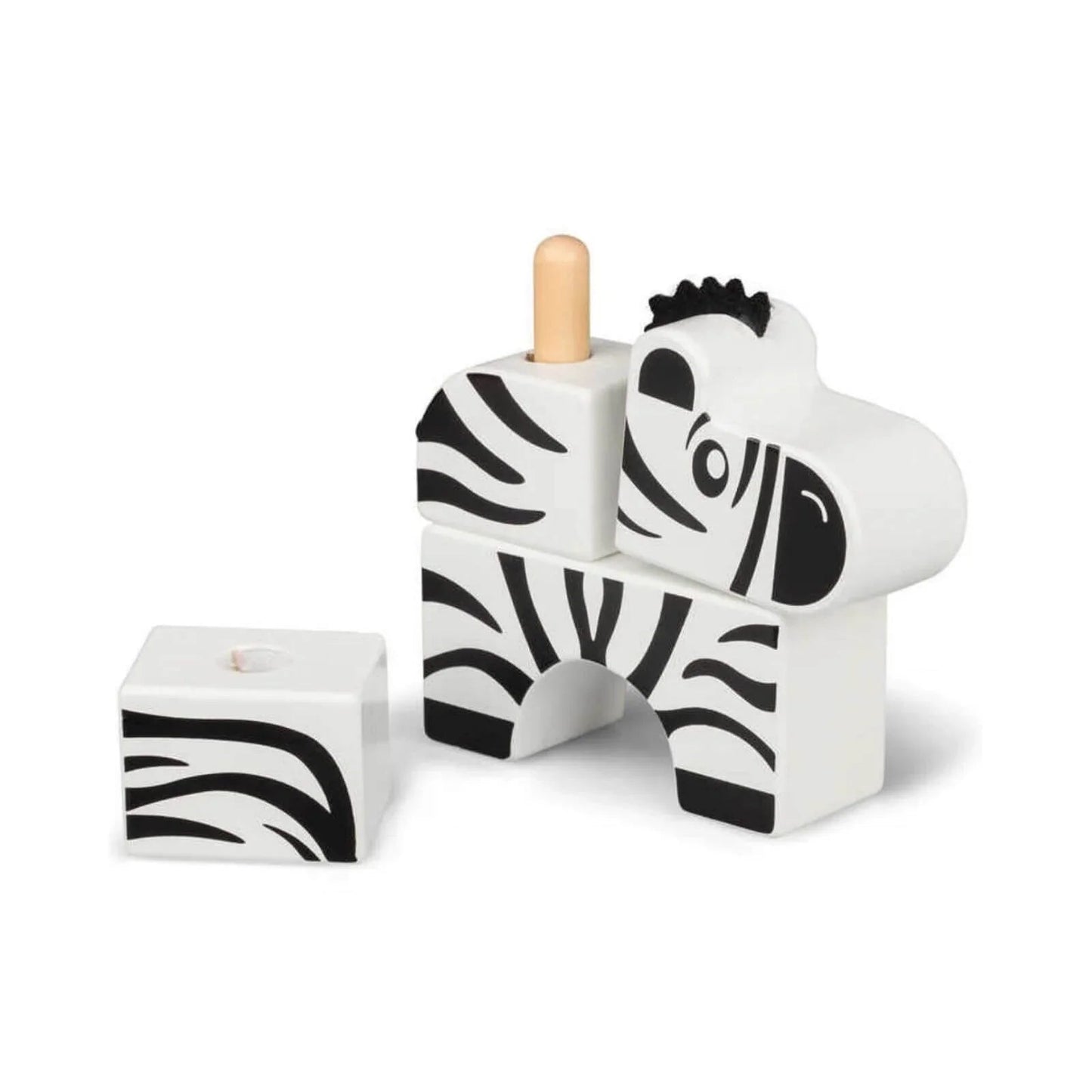 Tobar - Wooden Stack And Play Safari Animals - mezetto ebebek ebebek