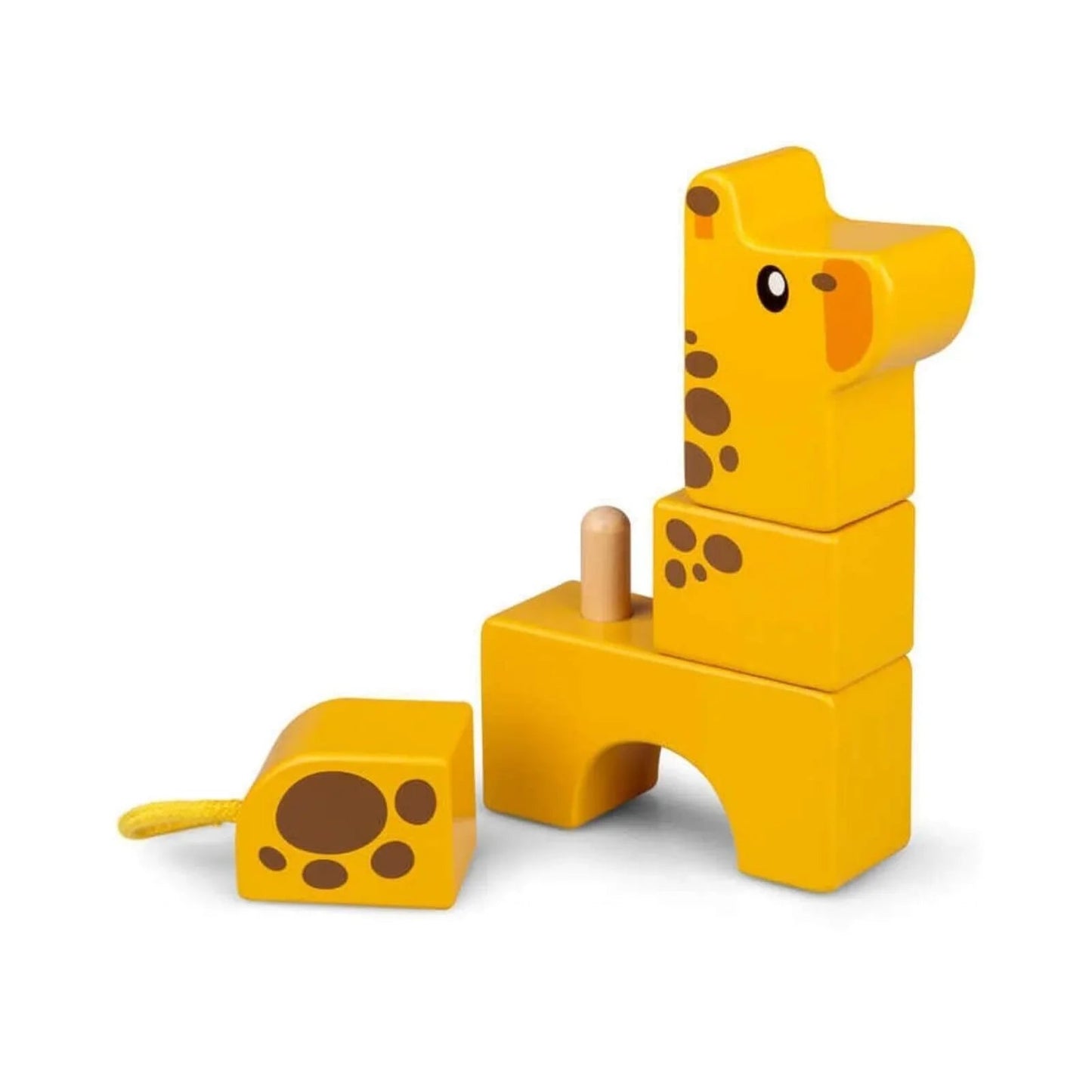 Tobar - Wooden Stack And Play Safari Animals - mezetto ebebek ebebek