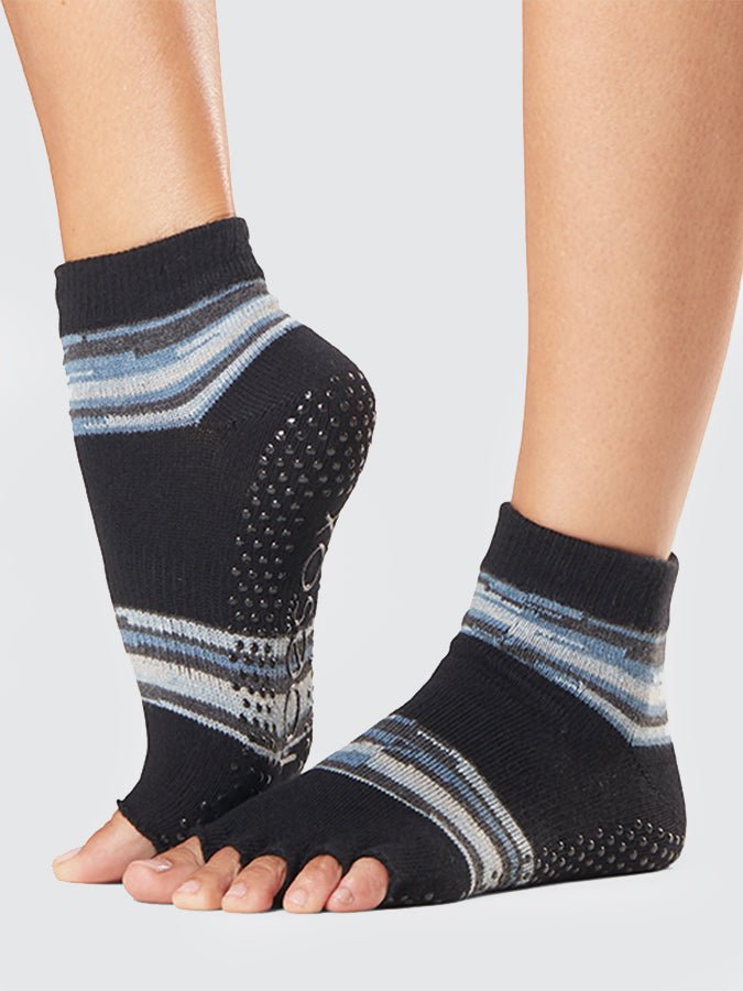 ToeSox Ankle Half Toe Women's Yoga Grip Socks - mezetto Shopify Collective Yoga Studio Store
