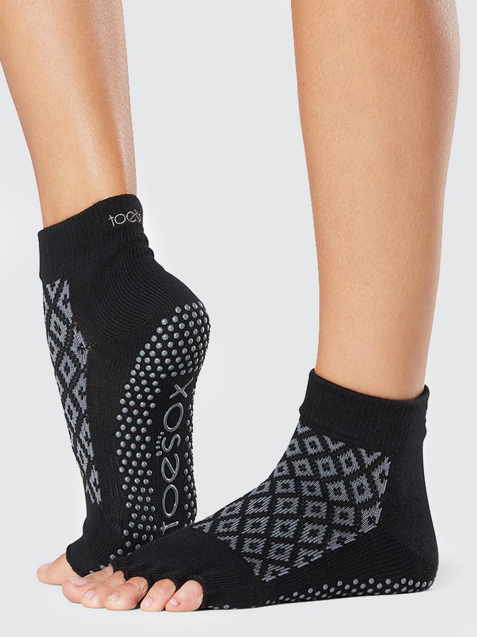 ToeSox Ankle Half Toe Women's Yoga Grip Socks - mezetto Shopify Collective Yoga Studio Store