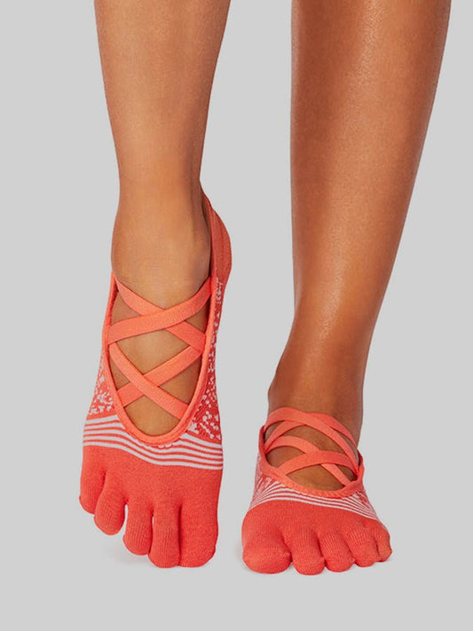 ToeSox Elle Tec Full Toe Women's Yoga Socks - mezetto Shopify Collective Yoga Studio Store