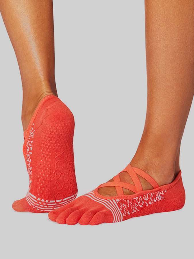 ToeSox Elle Tec Full Toe Women's Yoga Socks - mezetto Shopify Collective Yoga Studio Store
