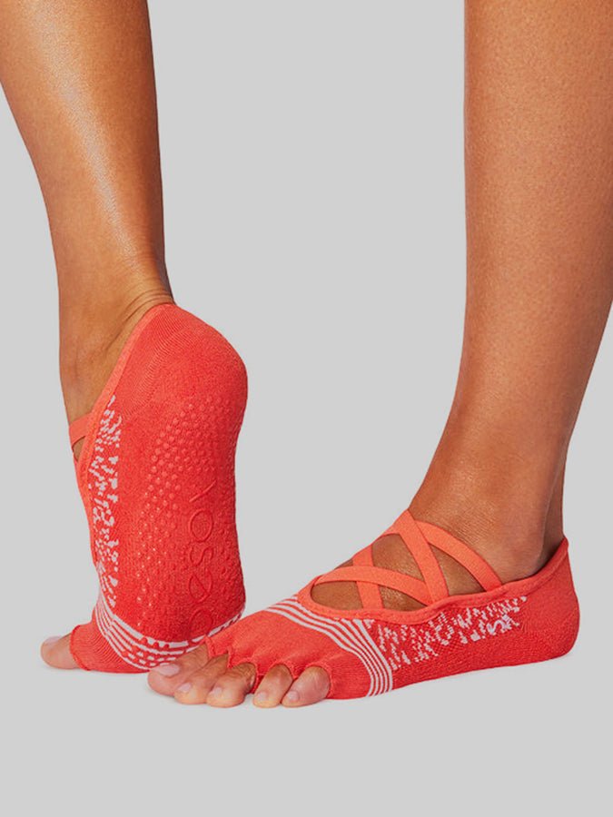 ToeSox Elle Tec Half Toe Women's Yoga Socks - mezetto Shopify Collective Yoga Studio Store