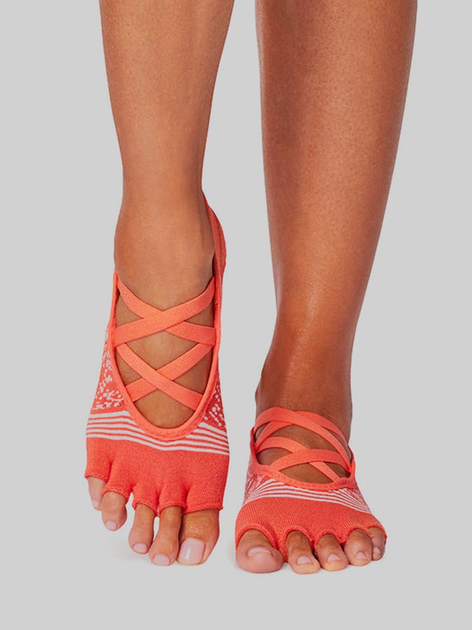 ToeSox Elle Tec Half Toe Women's Yoga Socks - mezetto Shopify Collective Yoga Studio Store