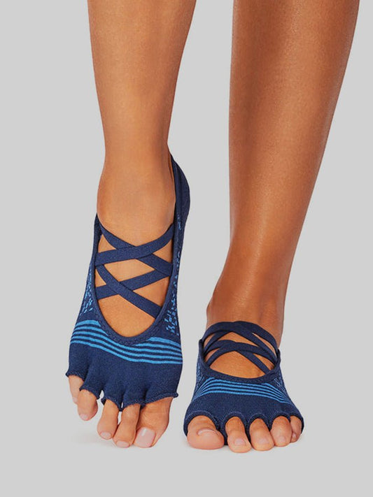 ToeSox Elle Tec Half Toe Women's Yoga Socks - mezetto Shopify Collective Yoga Studio Store