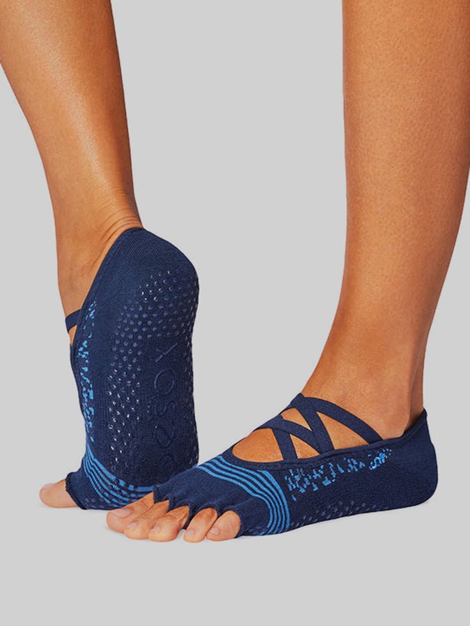 ToeSox Elle Tec Half Toe Women's Yoga Socks - mezetto Shopify Collective Yoga Studio Store