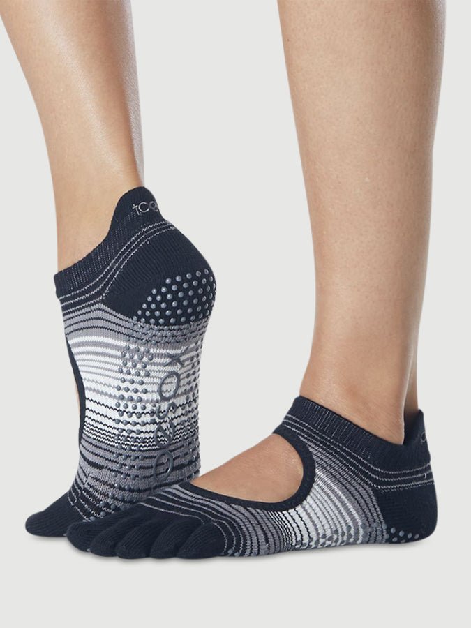 ToeSox Full Toe Bellarina Women's Yoga Grip Socks - mezetto Shopify Collective Yoga Studio Store