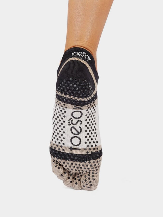 ToeSox Full Toe Bellarina Women's Yoga Grip Socks - mezetto Shopify Collective Yoga Studio Store