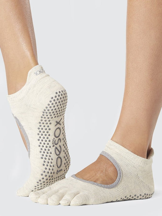 ToeSox Full Toe Bellarina Women's Yoga Grip Socks - mezetto Shopify Collective Yoga Studio Store
