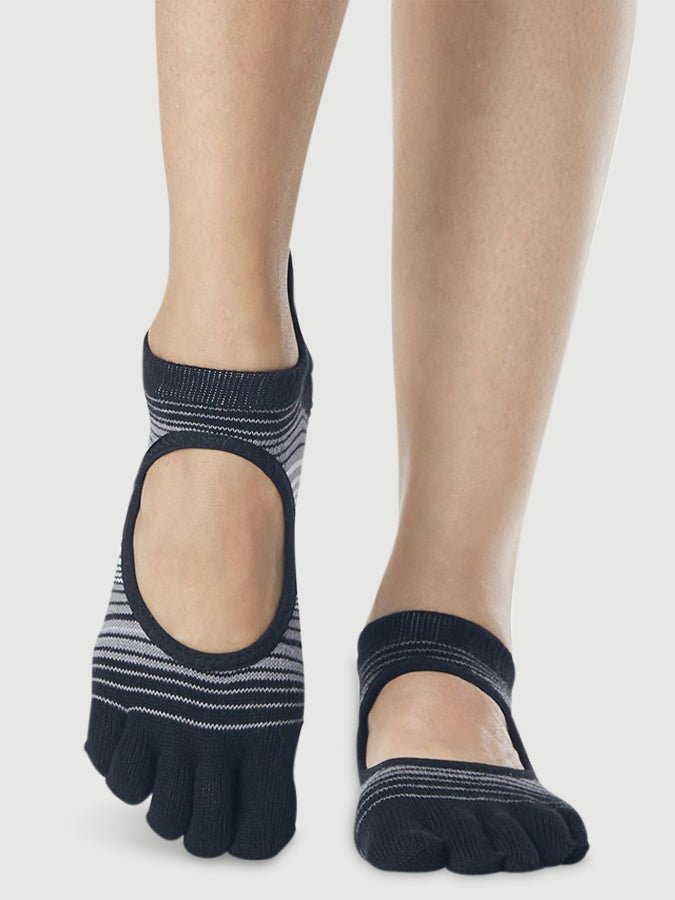 ToeSox Full Toe Bellarina Women's Yoga Grip Socks - mezetto Shopify Collective Yoga Studio Store