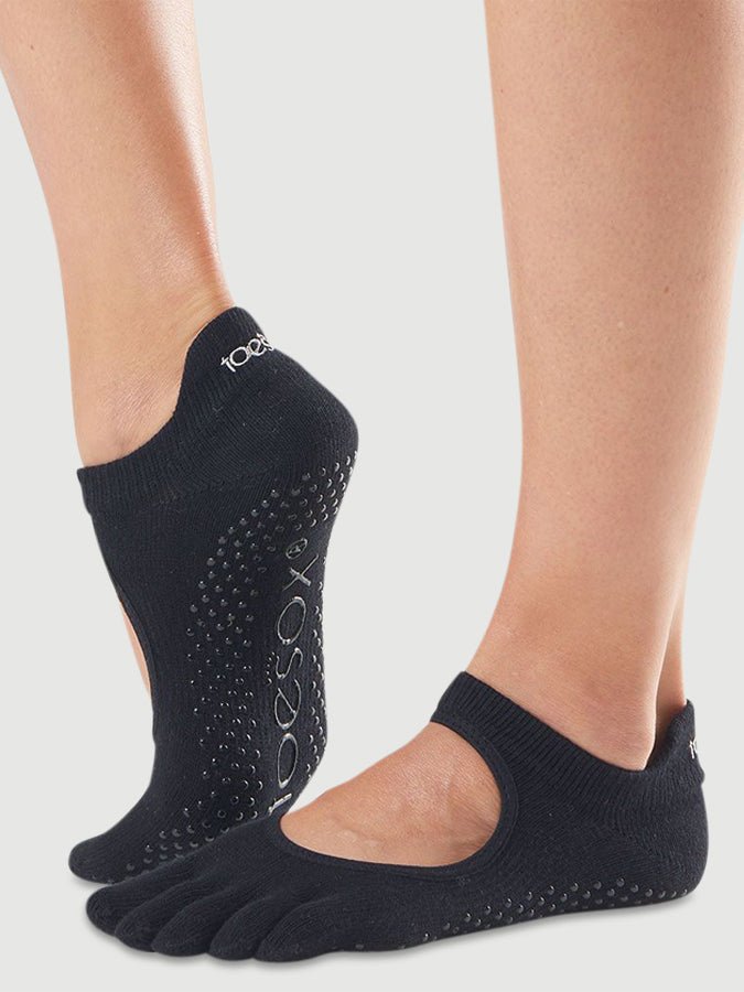 ToeSox Full Toe Bellarina Women's Yoga Grip Socks - mezetto Shopify Collective Yoga Studio Store