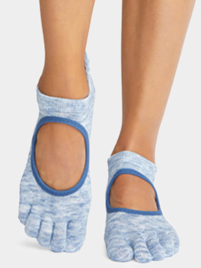 ToeSox Full Toe Bellarina Women's Yoga Grip Socks - mezetto Shopify Collective Yoga Studio Store