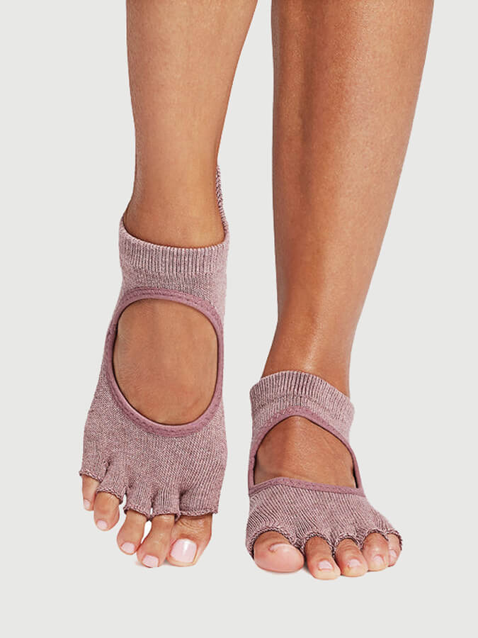ToeSox Half Toe Bellarina Women's Yoga Grip Socks - mezetto Shopify Collective Yoga Studio Store
