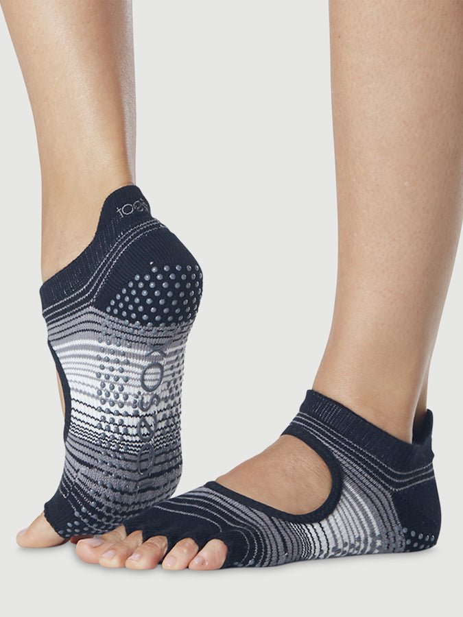 ToeSox Half Toe Bellarina Women's Yoga Grip Socks - mezetto Shopify Collective Yoga Studio Store