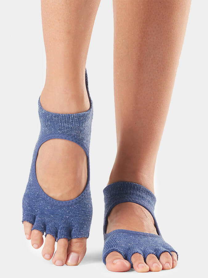 ToeSox Half Toe Bellarina Women's Yoga Grip Socks - mezetto Shopify Collective Yoga Studio Store