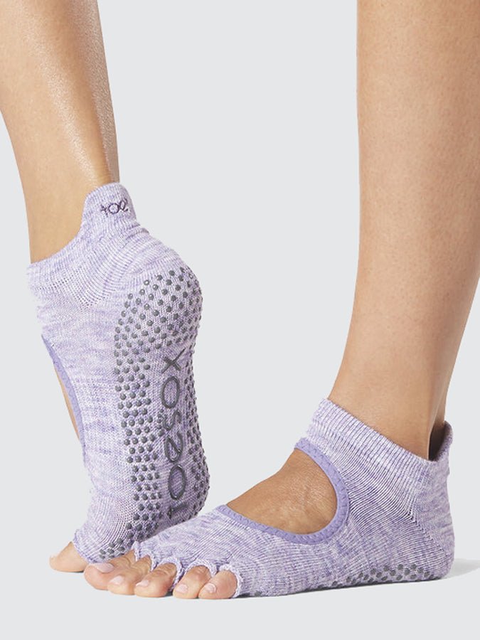 ToeSox Half Toe Bellarina Women's Yoga Grip Socks - mezetto Shopify Collective Yoga Studio Store