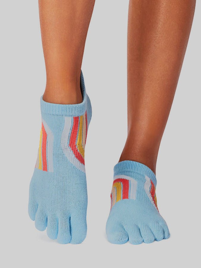 ToeSox Low Rise Full Toe Women's Yoga Grip Socks - mezetto Shopify Collective Yoga Studio Store