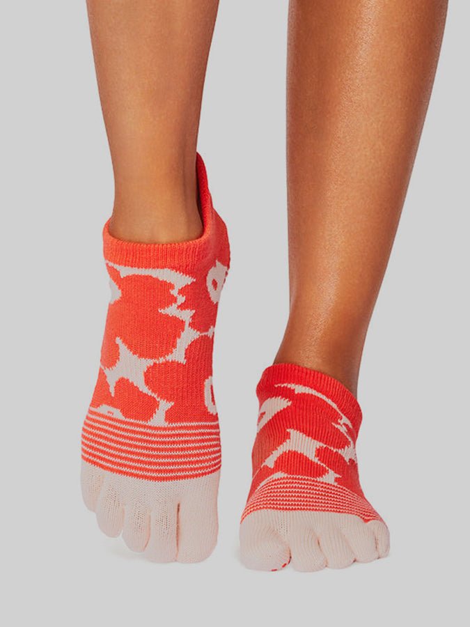 ToeSox Low Rise Full Toe Women's Yoga Grip Socks - mezetto Shopify Collective Yoga Studio Store