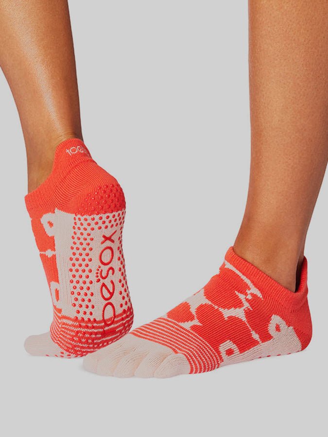 ToeSox Low Rise Full Toe Women's Yoga Grip Socks - mezetto Shopify Collective Yoga Studio Store