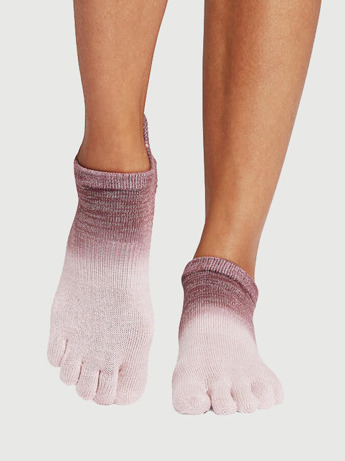 ToeSox Low Rise Full Toe Women's Yoga Grip Socks - mezetto Shopify Collective Yoga Studio Store