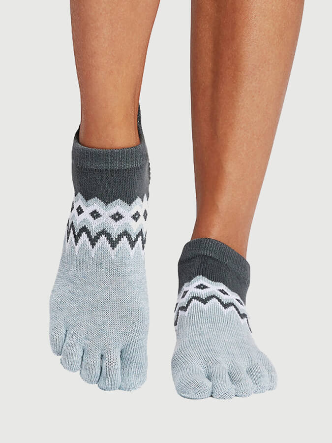 ToeSox Low Rise Full Toe Women's Yoga Grip Socks - mezetto Shopify Collective Yoga Studio Store