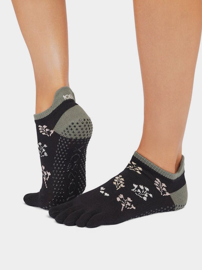 ToeSox Low Rise Full Toe Women's Yoga Grip Socks - mezetto Shopify Collective Yoga Studio Store