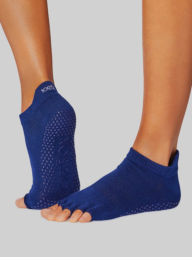 ToeSox Low Rise Half Toe Women's Yoga Grip Socks - mezetto Shopify Collective Yoga Studio Store
