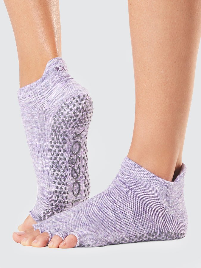 ToeSox Low Rise Half Toe Women's Yoga Grip Socks - mezetto Shopify Collective Yoga Studio Store