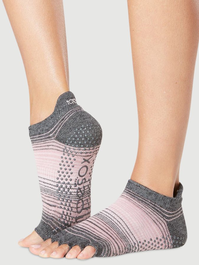 ToeSox Low Rise Half Toe Women's Yoga Grip Socks - mezetto Shopify Collective Yoga Studio Store