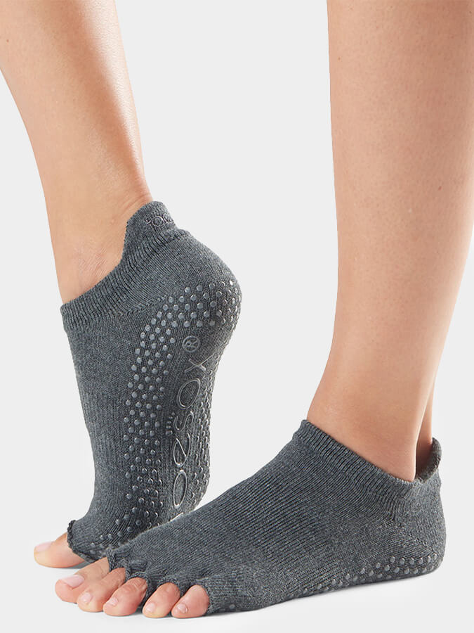 ToeSox Low Rise Half Toe Women's Yoga Grip Socks - mezetto Shopify Collective Yoga Studio Store