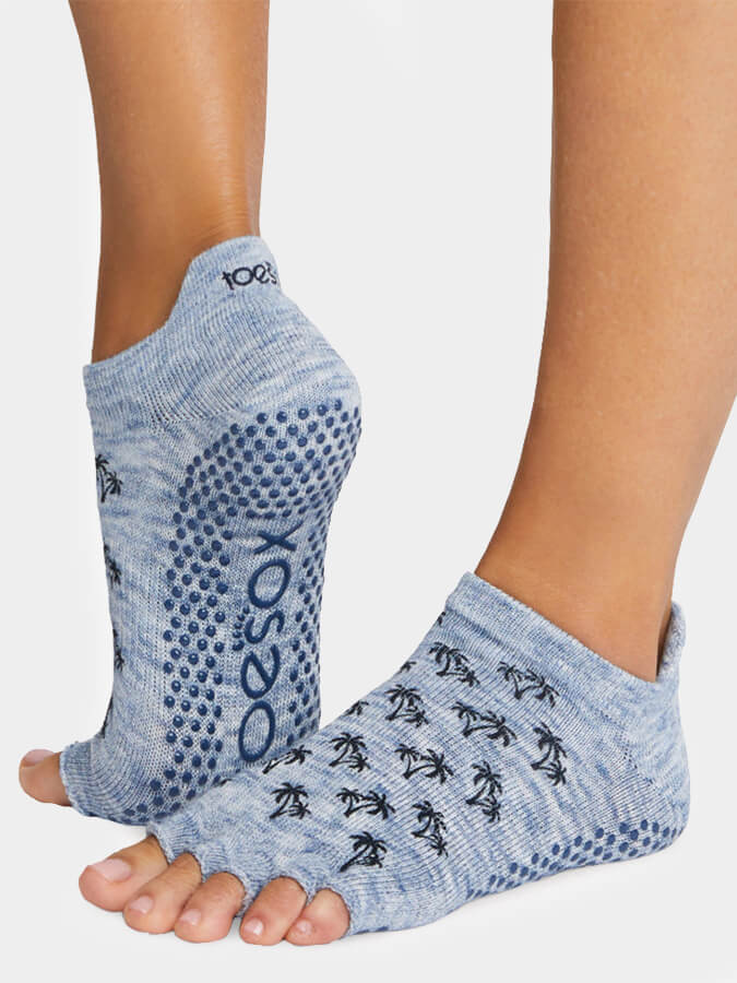 ToeSox Low Rise Half Toe Women's Yoga Grip Socks - mezetto Shopify Collective Yoga Studio Store