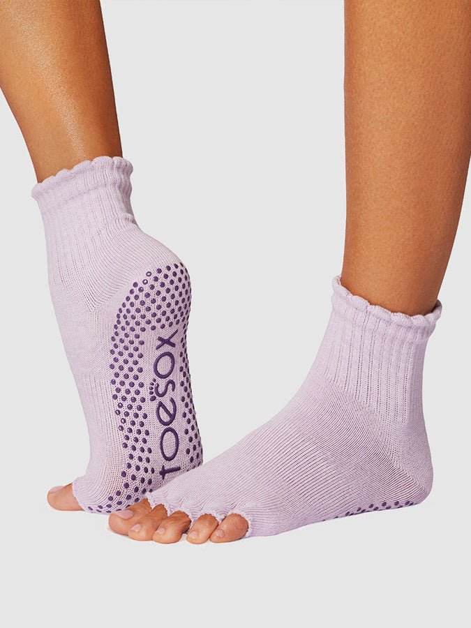 ToeSox Melody Scallop Half Toe Yoga Socks - mezetto Shopify Collective Yoga Studio Store