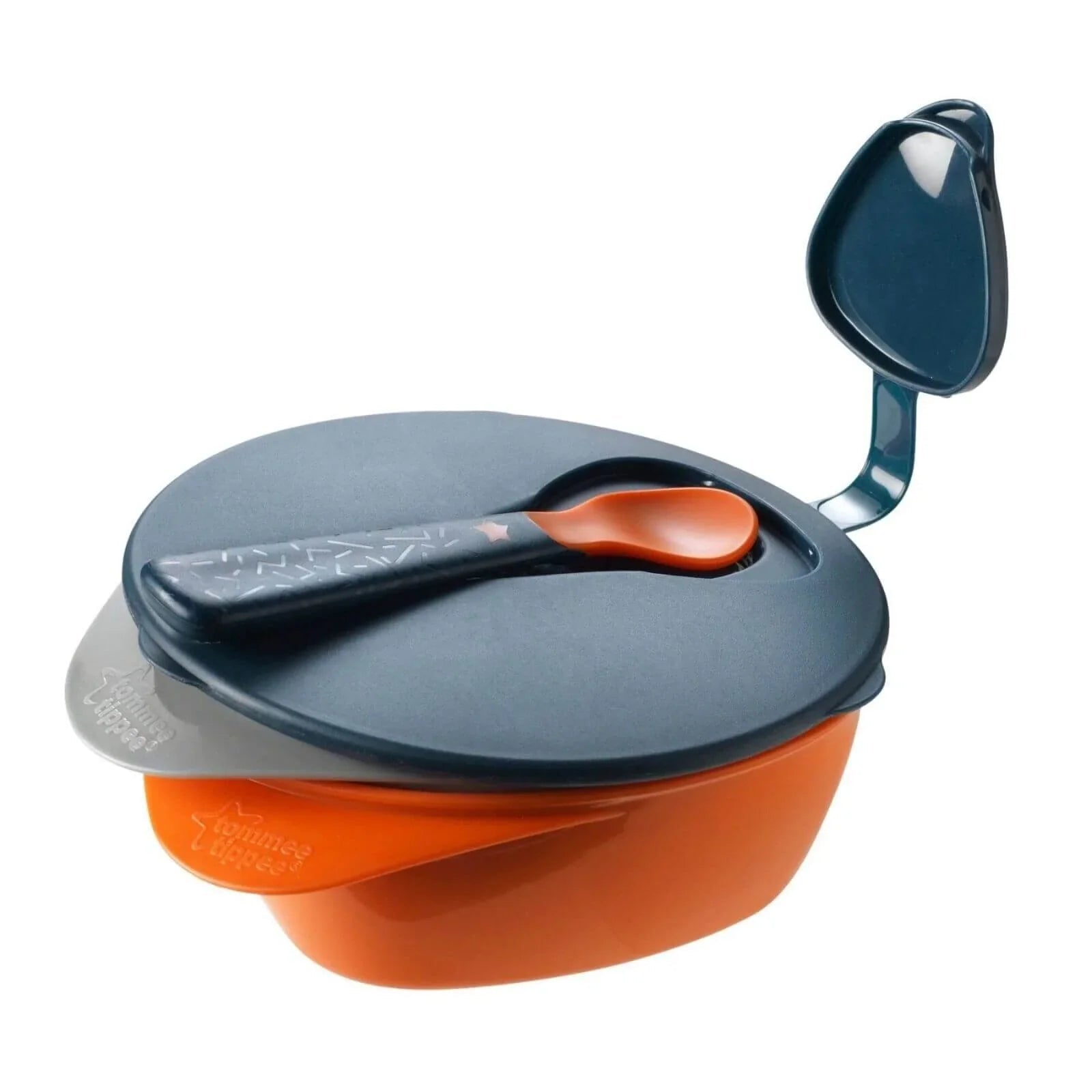 Tommee Tippee 2 Feeding Bowls with Spoon and Lid - mezetto ebebek ebebek