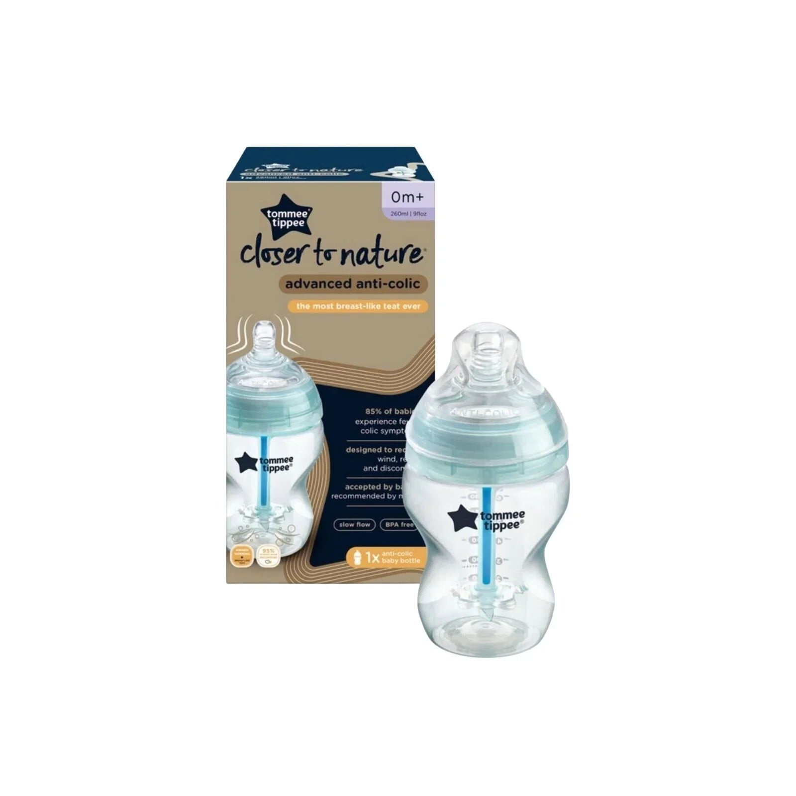 Tommee Tippee Advanced Anti - Colic Bottle 260ml - mezetto ebebek ebebek