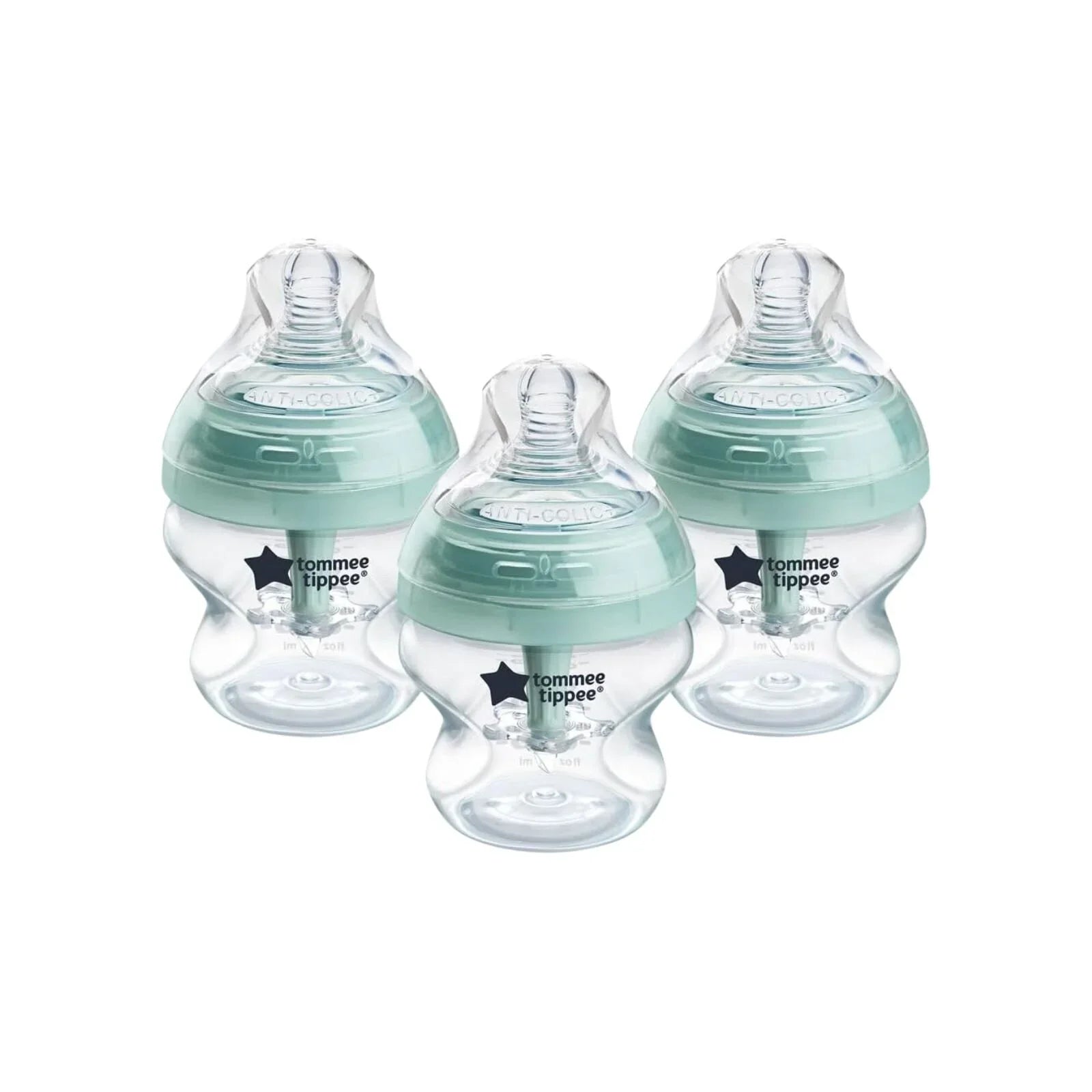 Tommee Tippee Advanced Anti Colic Feeding Bottles 150ml Pack of 3 - mezetto ebebek ebebek