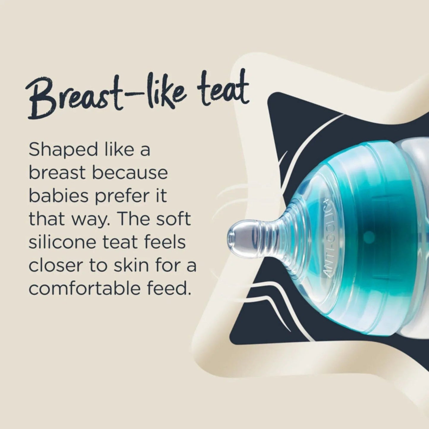 Tommee Tippee Advanced Anti - Colic Teat Fast Flow 6+ months 2 pcs - mezetto ebebek ebebek