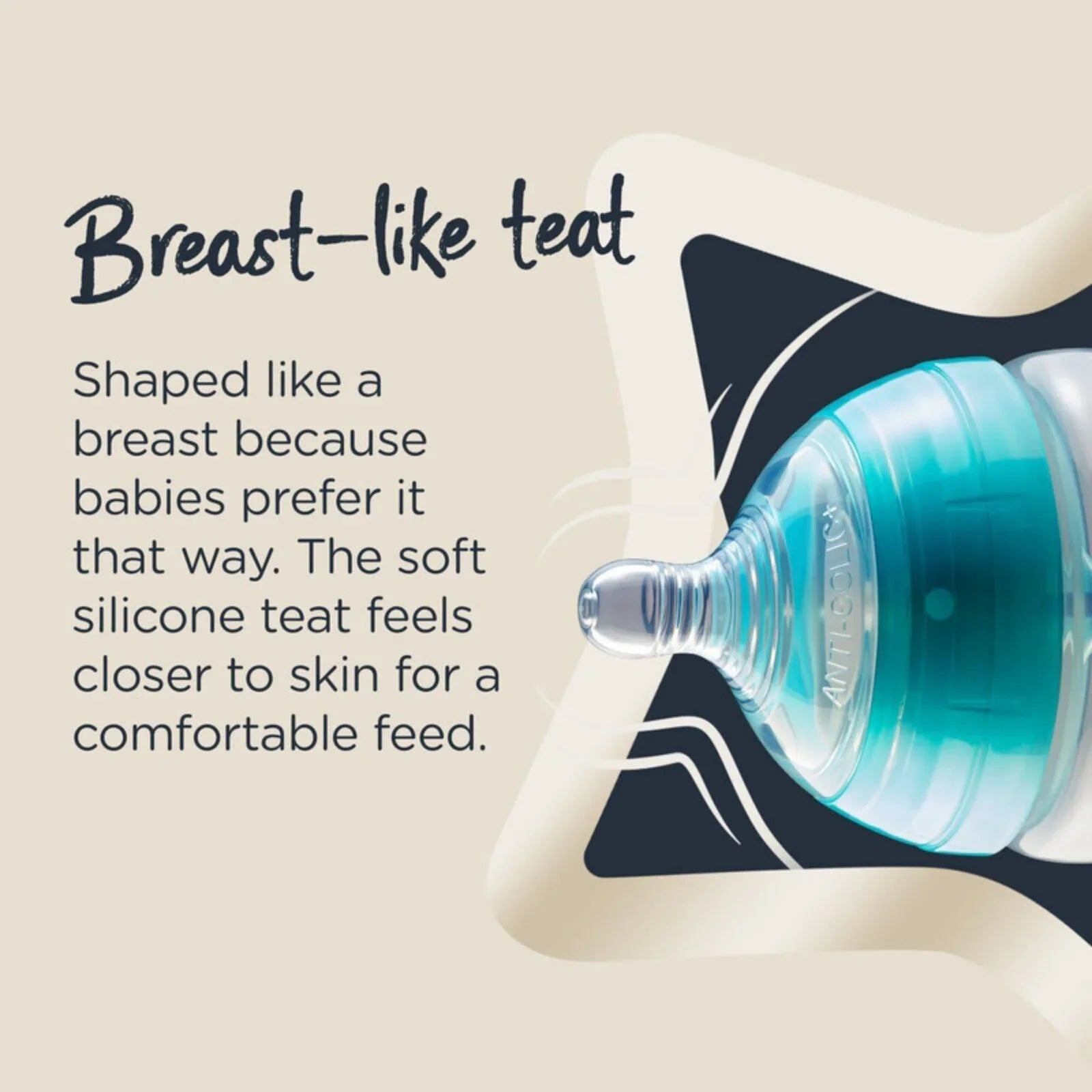 Tommee Tippee Advanced Anti - Colic Teat Medium Flow 3+ months 2 pcs - mezetto ebebek ebebek