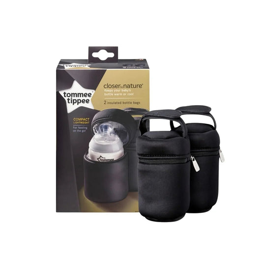 Tommee Tippee Closer to Nature Insulated Bottle Bags Pack of 2 - mezetto ebebek ebebek