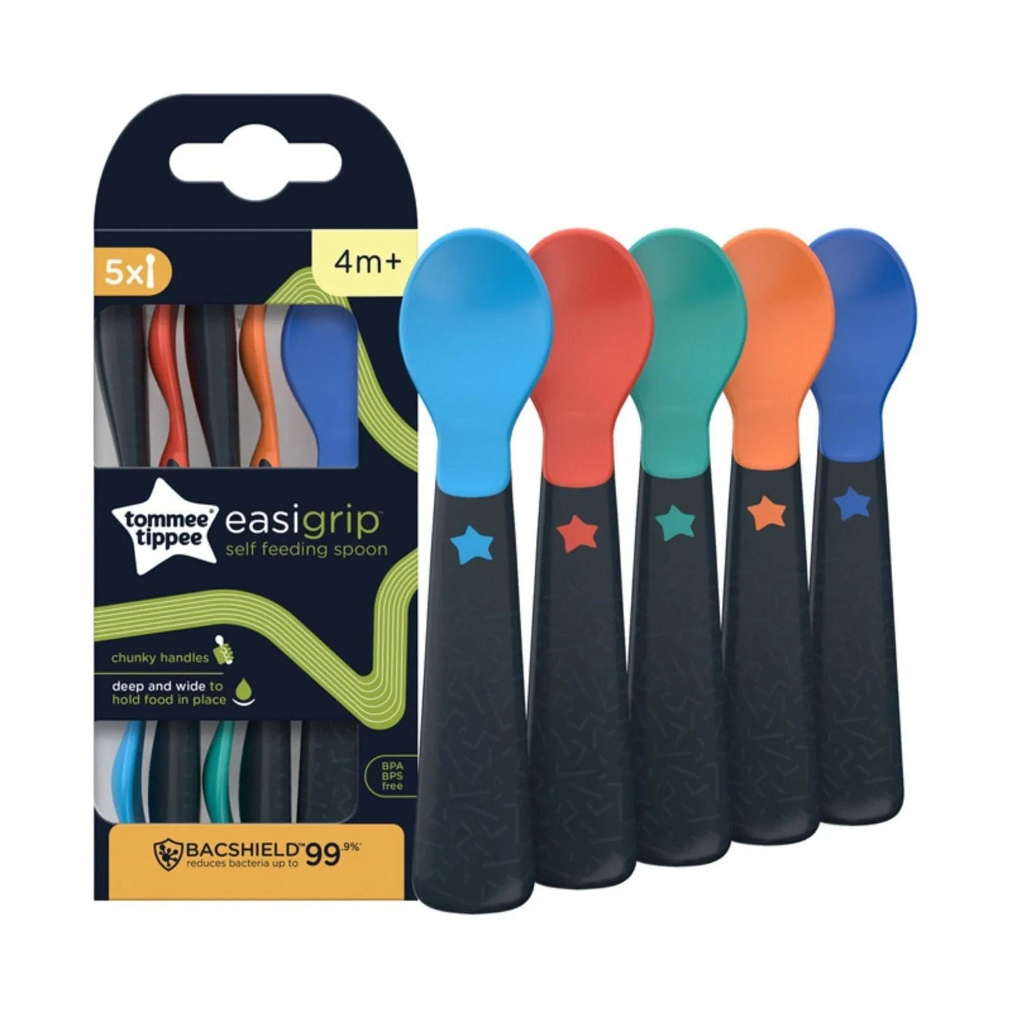 Tommee Tippee Design Feeding Spoons Pack of 5 - mezetto ebebek ebebek
