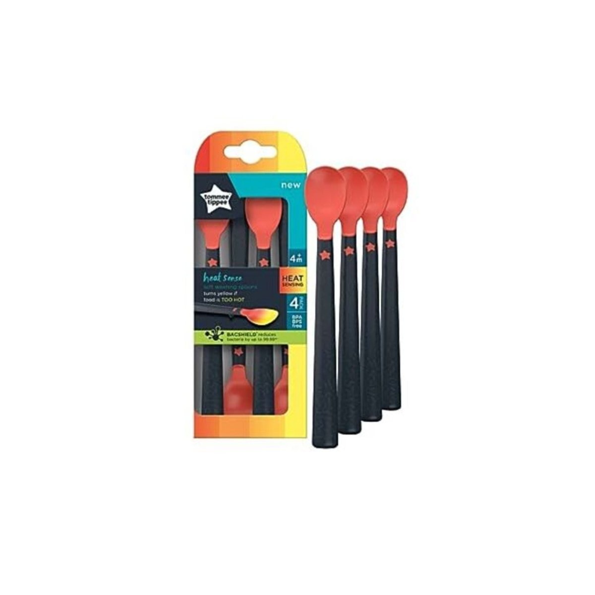 Tommee Tippee Design Heat Sensing Spoons Pack of 4 - mezetto ebebek ebebek