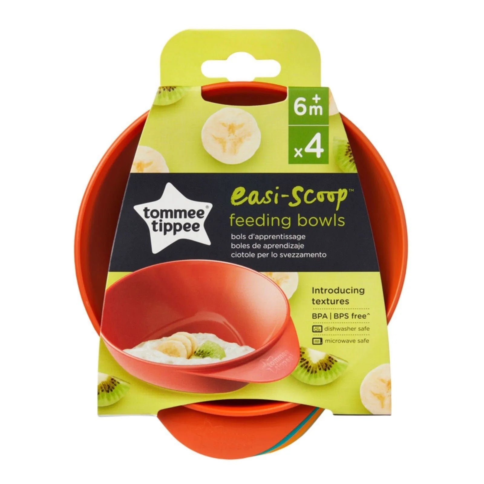Tommee Tippee Easy Scoop Feeding Bowls Pack of 4 - mezetto ebebek ebebek