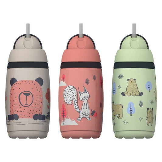 Tommee Tippee Insulated Straw 266ml 12m+ - Assorted - mezetto ebebek ebebek