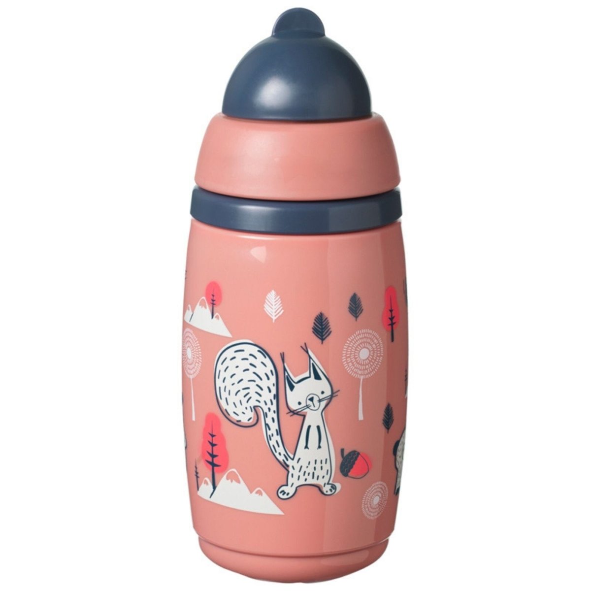 Tommee Tippee Insulated Straw 266ml 12m+ - Assorted - mezetto ebebek ebebek