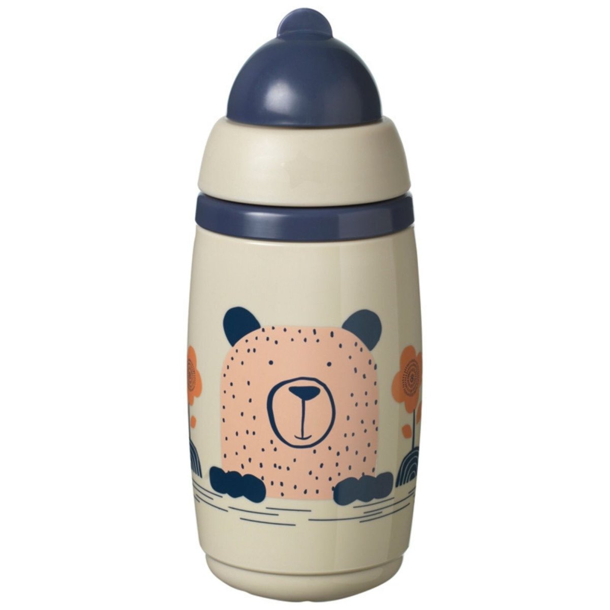 Tommee Tippee Insulated Straw 266ml 12m+ - Assorted - mezetto ebebek ebebek