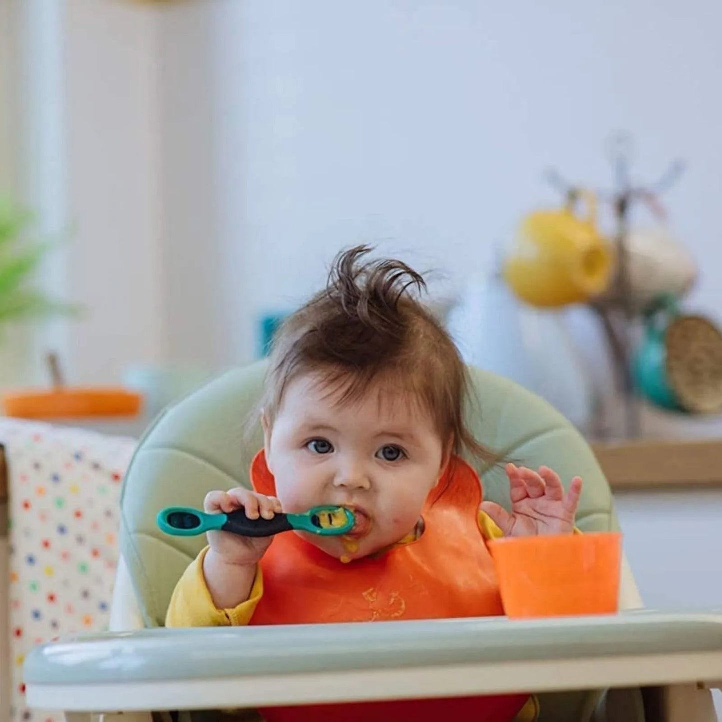 Tommee Tippee Smushee 1st Self - Feeding Spoon Pack of 2 - mezetto ebebek ebebek