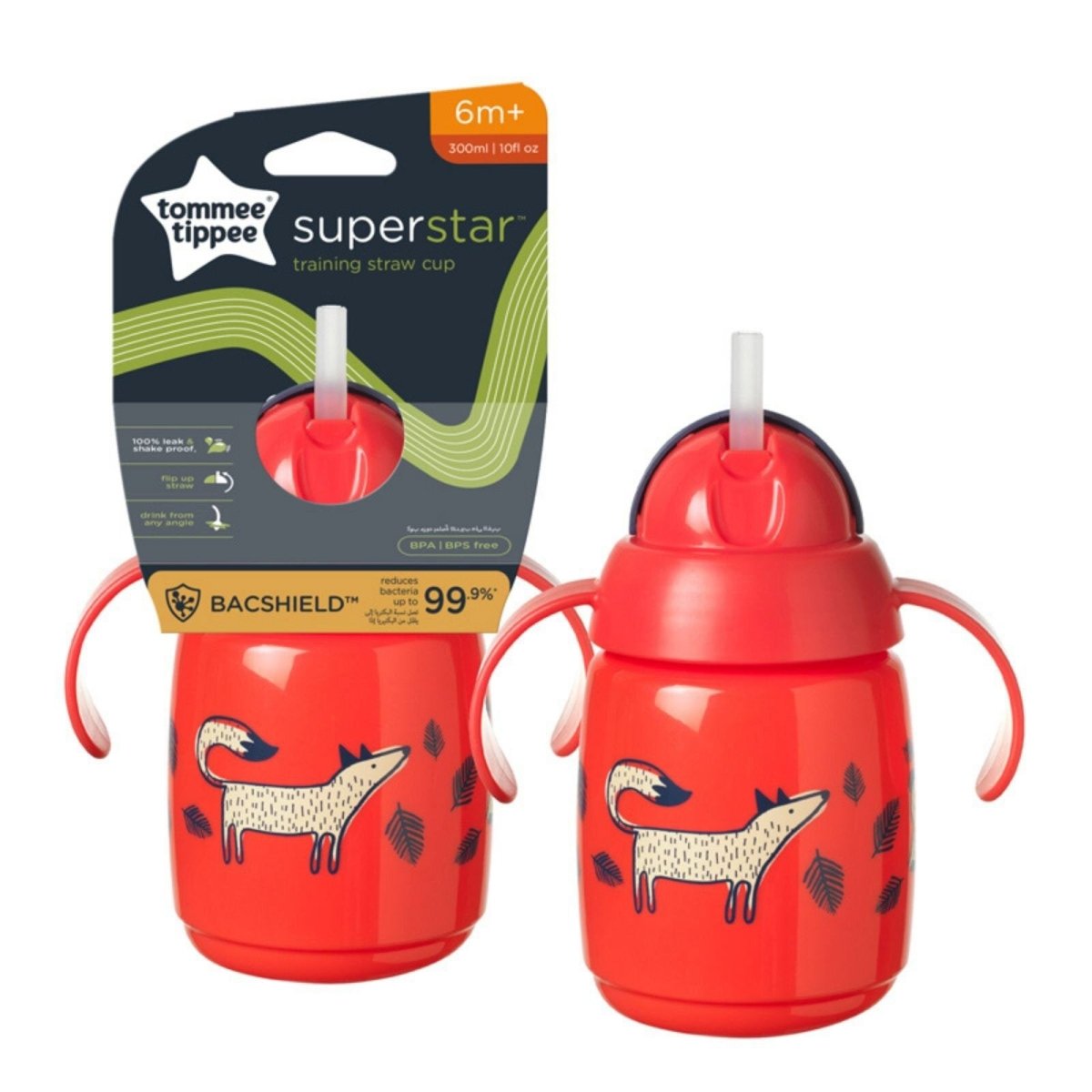 Tommee Tippee Trainer Straw 6+ Months 300ml - mezetto ebebek ebebek