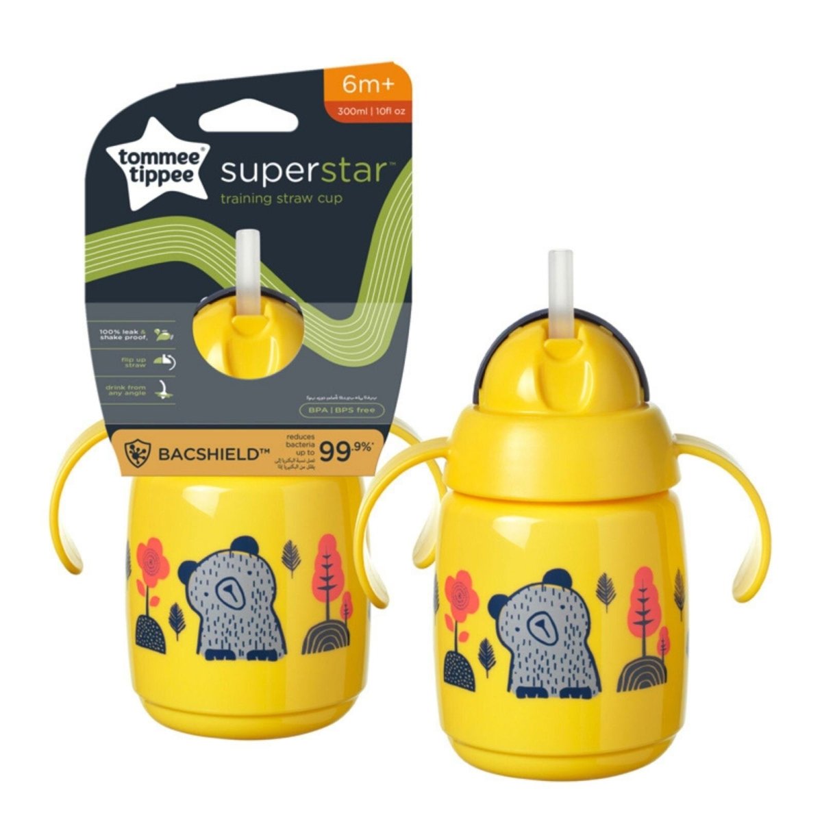 Tommee Tippee Trainer Straw 6+ Months 300ml - mezetto ebebek ebebek