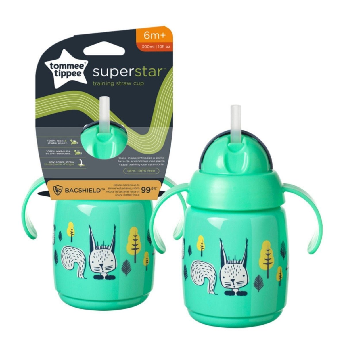 Tommee Tippee Trainer Straw 6+ Months 300ml - mezetto ebebek ebebek